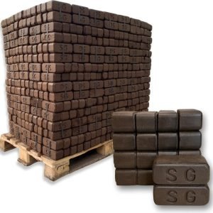 Feuerpracht Torfbriketts Premium – 960 kg Palette